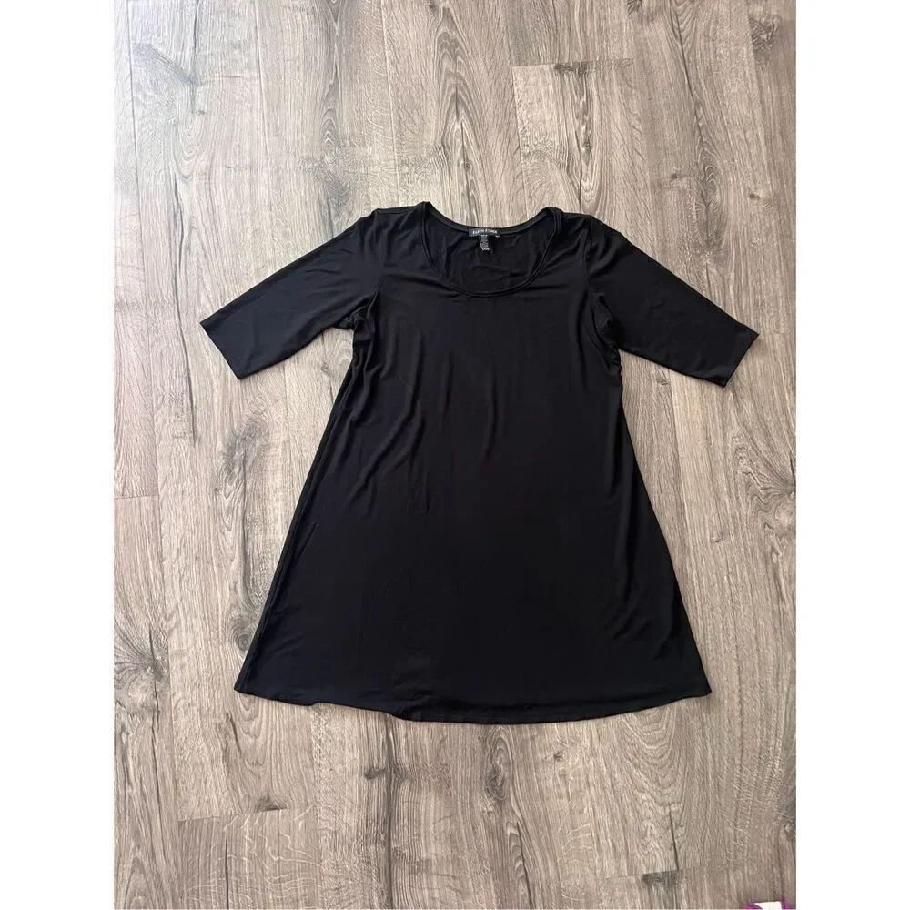 Eileen Fisher Half sleeve Scoop neck Tunic /Dress size xS